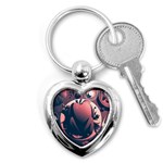 dark thanksgiving dinner Key Chain (Heart)