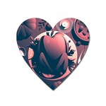 dark thanksgiving dinner Magnet (Heart)