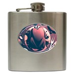 dark thanksgiving dinner Hip Flask (6 oz)