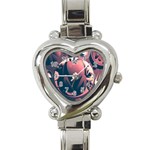 dark thanksgiving dinner Heart Italian Charm Watch