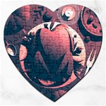 dark thanksgiving dinner Jigsaw Puzzle (Heart)