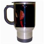 dark thanksgiving dinner Travel Mug (Silver Gray)