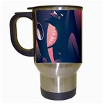 dark thanksgiving dinner Travel Mug (White)