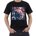 dark thanksgiving dinner Men s T-Shirt (Black)