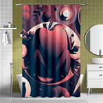 dark thanksgiving dinner Shower Curtain 48  x 72  (Small)