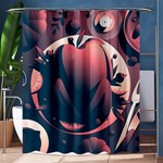 dark thanksgiving dinner Shower Curtain 60  x 72  (Medium)