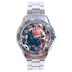 dark thanksgiving dinner Stainless Steel Analogue Watch