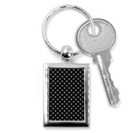 Halloween Skulls Crossbones Key Chain (Rectangle)