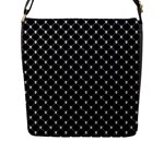 Halloween Skulls Crossbones Flap Closure Messenger Bag (L)