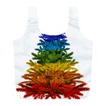 rainbow christmas tree Full Print Recycle Bag (L)