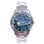 Vangogh Starry Night Ballance1 Stainless Steel Analogue Watch