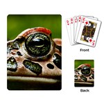 Tropical Frog Eye Playing Cards Single Design