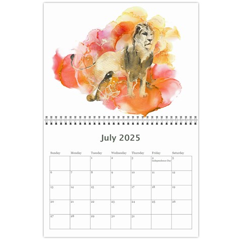 Fantastic Animals Wall Calendar 11 x 8.5 (12 Month