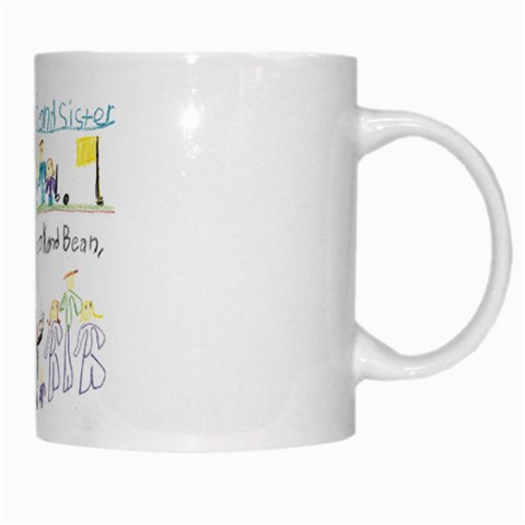 Grace s Drawing White Mug from ArtsNow.com Right