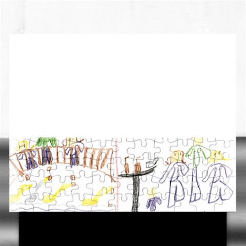 Grace s Drawing Jigsaw Puzzle (Rectangular) from ArtsNow.com Front