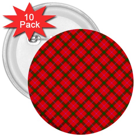 Holiday 3  Buttons (10 pack)  from ArtsNow.com Front