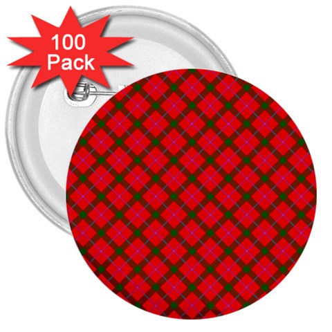 Holiday 3  Buttons (100 pack)  from ArtsNow.com Front