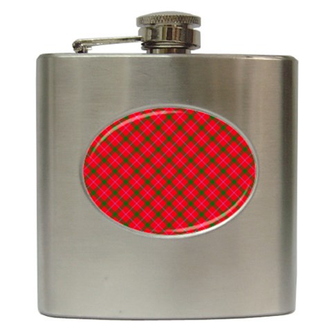 Holiday Hip Flask (6 oz) from ArtsNow.com Front