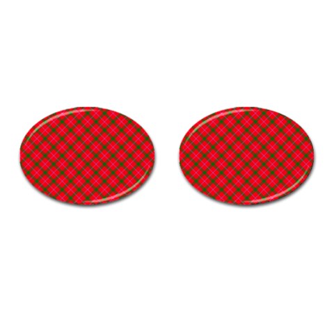 Holiday Cufflinks (Oval) from ArtsNow.com Front(Pair)