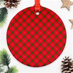 Holiday Round Ornament (Two Sides)