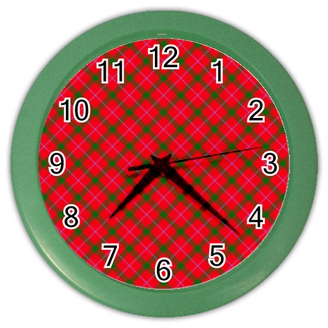 Holiday Color Wall Clock from ArtsNow.com Front