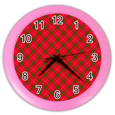 Holiday Color Wall Clock from ArtsNow.com Front