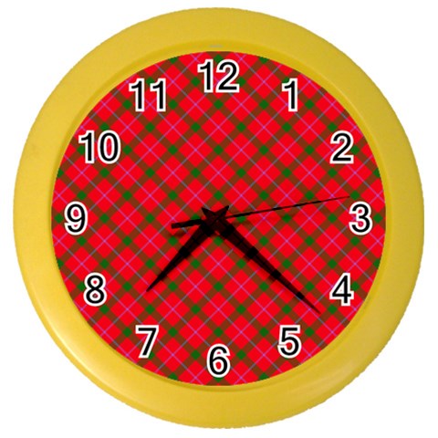 Holiday Color Wall Clock from ArtsNow.com Front