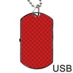 Holiday Dog Tag USB Flash (Two Sides)