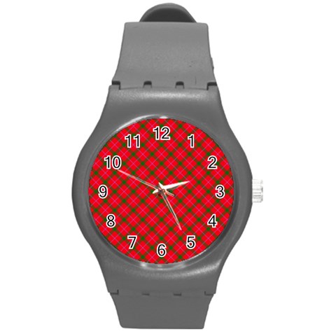 Holiday Round Plastic Sport Watch (M) from ArtsNow.com Front