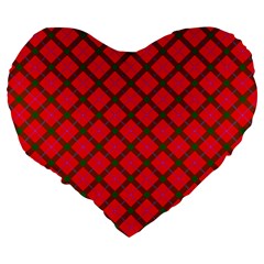 Holiday Large 19  Premium Heart Shape Cushions from ArtsNow.com Back