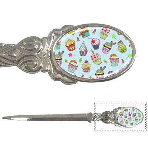 Cupcake Doodle Pattern Letter Opener from ArtsNow.com Front