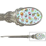 Cupcake Doodle Pattern Letter Opener