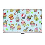 Cupcake Doodle Pattern Business Card Holder