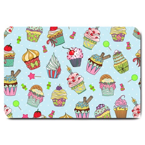 Cupcake Doodle Pattern Large Doormat  from ArtsNow.com 30 x20  Door Mat