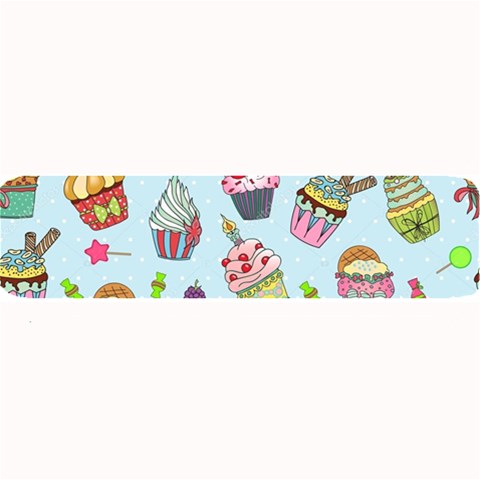 Cupcake Doodle Pattern Large Bar Mats from ArtsNow.com 32 x8.5  Bar Mat