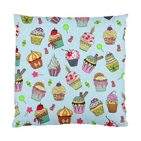 Cupcake Doodle Pattern Standard Cushion Case (One Side) from ArtsNow.com Front