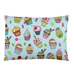 Cupcake Doodle Pattern Pillow Case