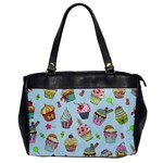 Cupcake Doodle Pattern Oversize Office Handbag