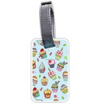 Cupcake Doodle Pattern Luggage Tag (one side)