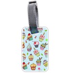 Cupcake Doodle Pattern Luggage Tag (two sides)