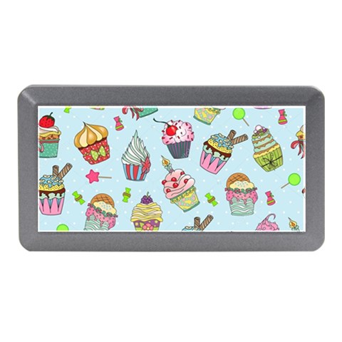 Cupcake Doodle Pattern Memory Card Reader (Mini) from ArtsNow.com Front