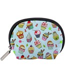 Cupcake Doodle Pattern Accessory Pouch (Small)