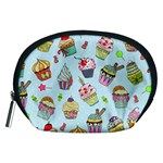 Cupcake Doodle Pattern Accessory Pouch (Medium)