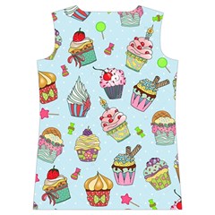 Cupcake Doodle Pattern Women s Basketball Tank Top from ArtsNow.com Back