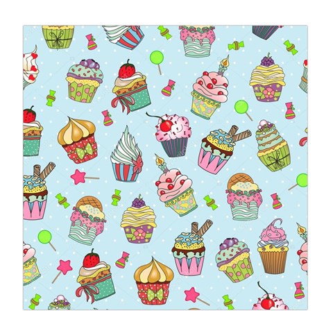 Cupcake Doodle Pattern Duvet Cover (Queen Size) from ArtsNow.com Front