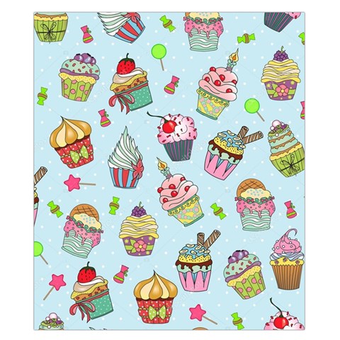 Cupcake Doodle Pattern Duvet Cover (California King Size) from ArtsNow.com Duvet Quilt