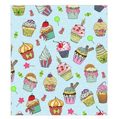 Cupcake Doodle Pattern Duvet Cover Double Side (King Size) from ArtsNow.com Front