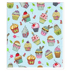 Cupcake Doodle Pattern Duvet Cover Double Side (California King Size) from ArtsNow.com Front