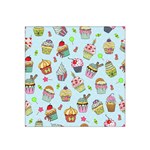 Cupcake Doodle Pattern Satin Bandana Scarf