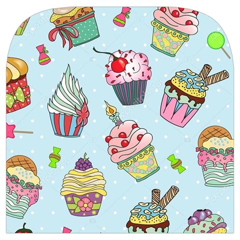 Cupcake Doodle Pattern Toiletries Pouch from ArtsNow.com Cover